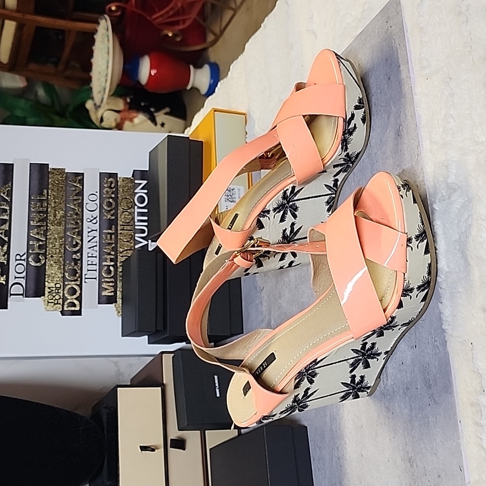 Forever 21 brand ankle wrap sandals